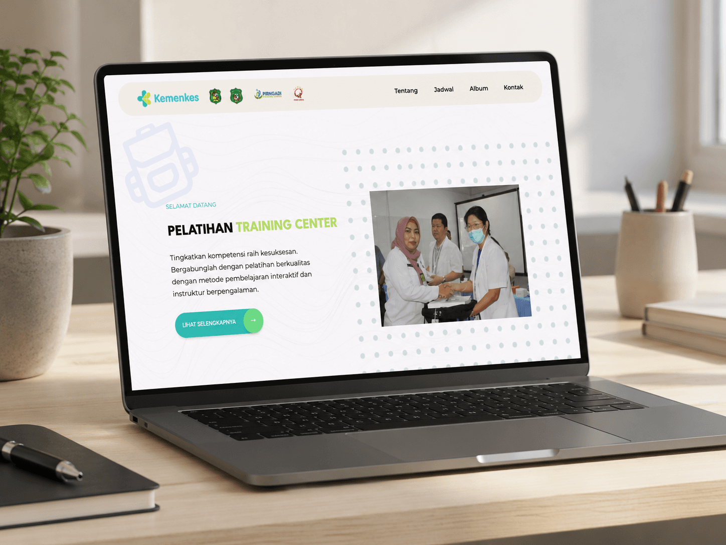 Pirngadi Training Center Website